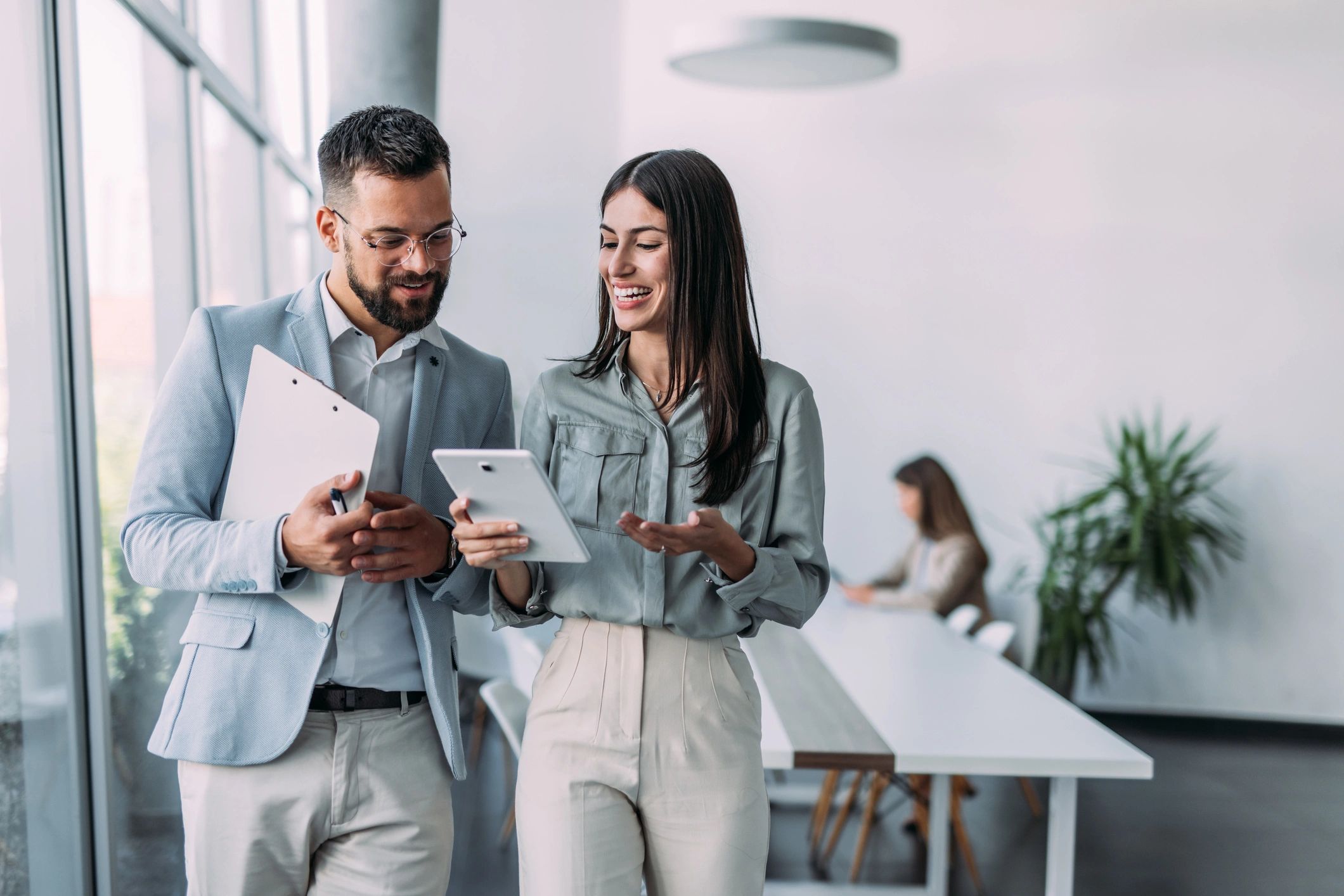 professional sales team leadership modern office